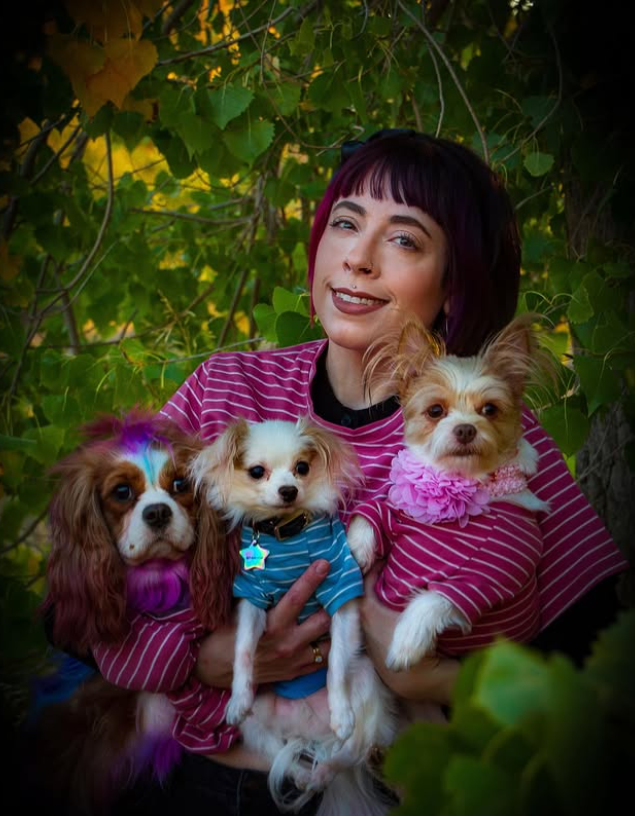 Bree with her fur babies